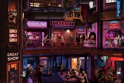 TABLEAU VERRE 150X100CM